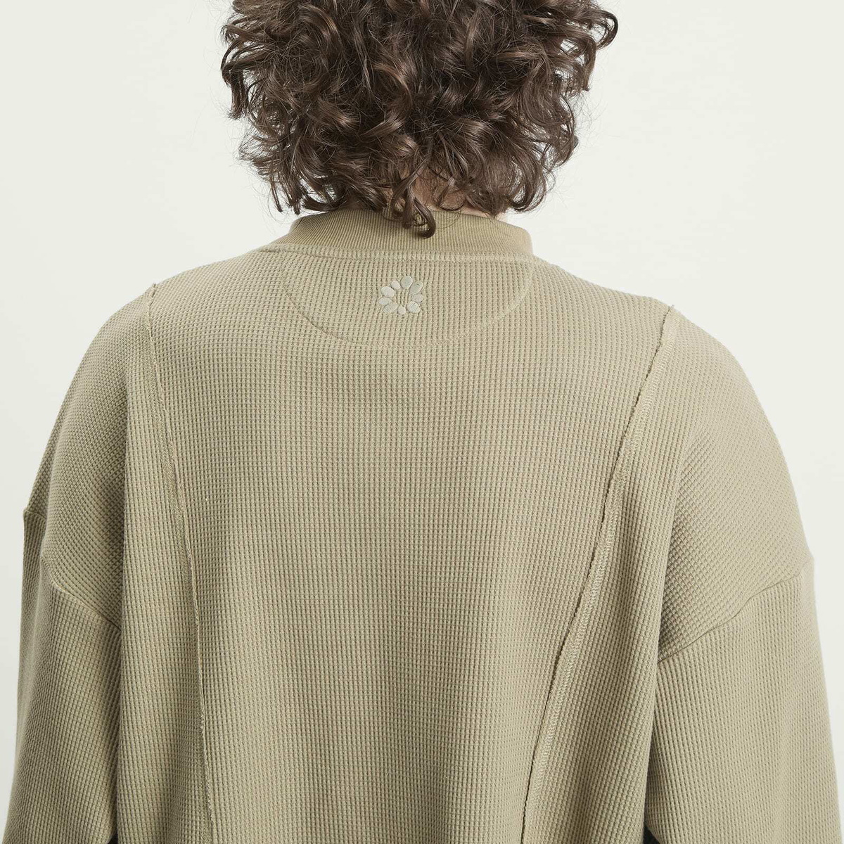 Gander Men's Waffle Longsleeve T-Shirt in Olive