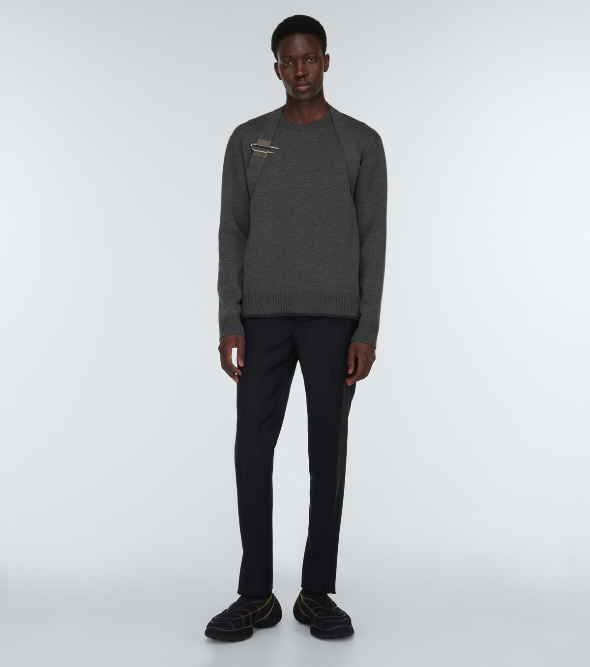 【送料&関税込】Givenchy Wool And Silk Printed Sweater Givenchy - U-Lock wool and silk sweater Givenchy