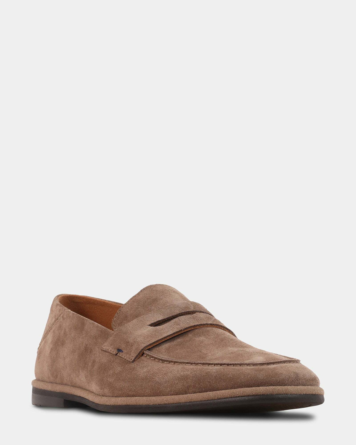 Steve Madden Ellwood Loafers in Dark Taupe