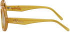 Loewe Yellow Aviator Sunglasses
