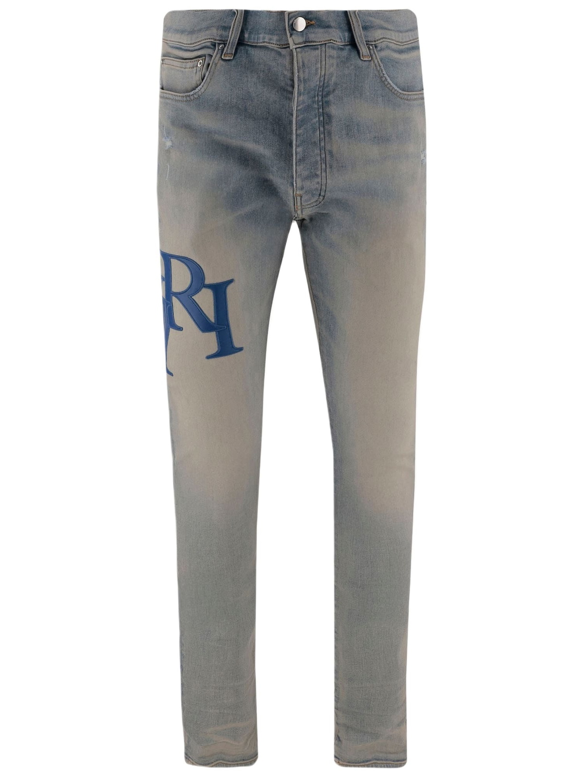 AMIRI JEANS スワロフスキー・クリスタル　カスタム Amiri Swarovski Crystal Jean in Light Vintage | FWRD