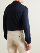 Massimo Alba - Raya Linen-Jersey Polo Shirt - Blue