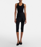 Alaïa Cropped peplum leggings