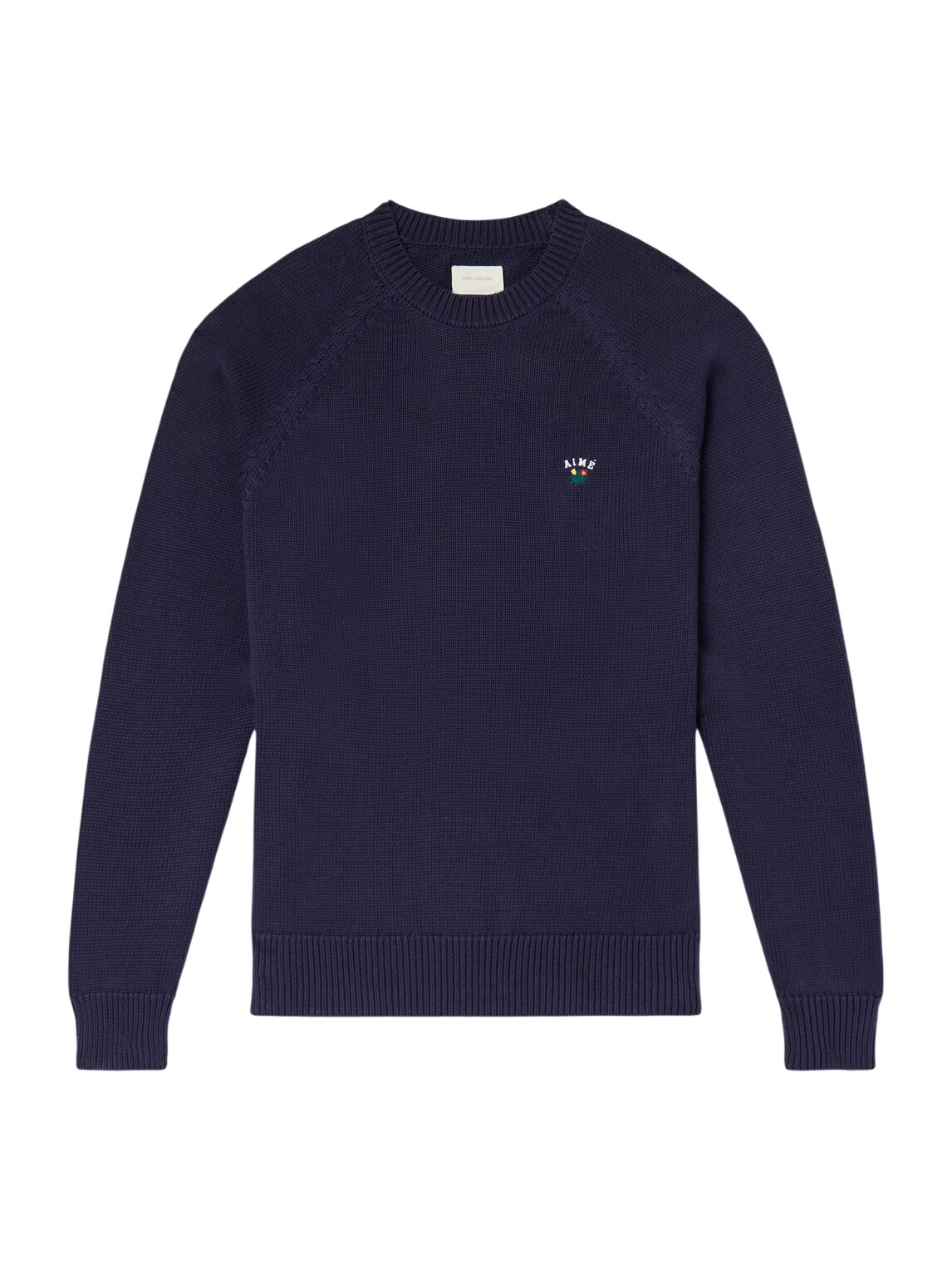 Aime Leon Dore ネイビー/ブルー ニット 春夏 Aimé Leon Dore - Cotton Sweater - Blue Aime Leon Dore