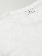 Etro - Paisley-Print Cotton-Jersey T-Shirt - White