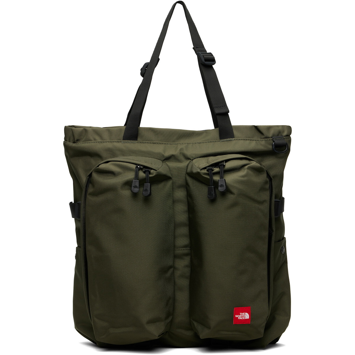 The North Face Green TNF Red Box Tote