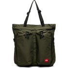 The North Face Green TNF Red Box Tote