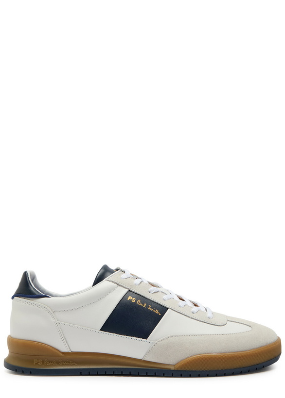 Photo: Paul Smith Dover Panelled Leather Sneakers White