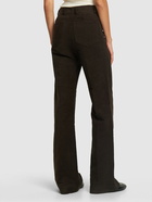 TOTEME - Flared Moleskin Cotton Pants