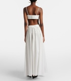 Adriana Degreas Cotton maxi skirt