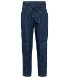 J Brand - Athena cropped paperbag jeans