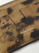 TOM FORD - Leopard-Print Full-Grain Leather Cardholder