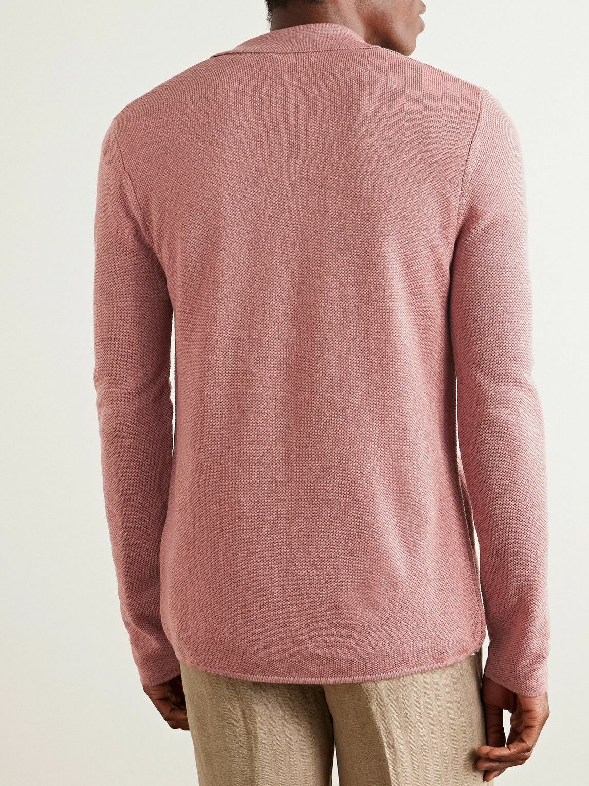 Richard James - Merino Wool Cardigan - Pink