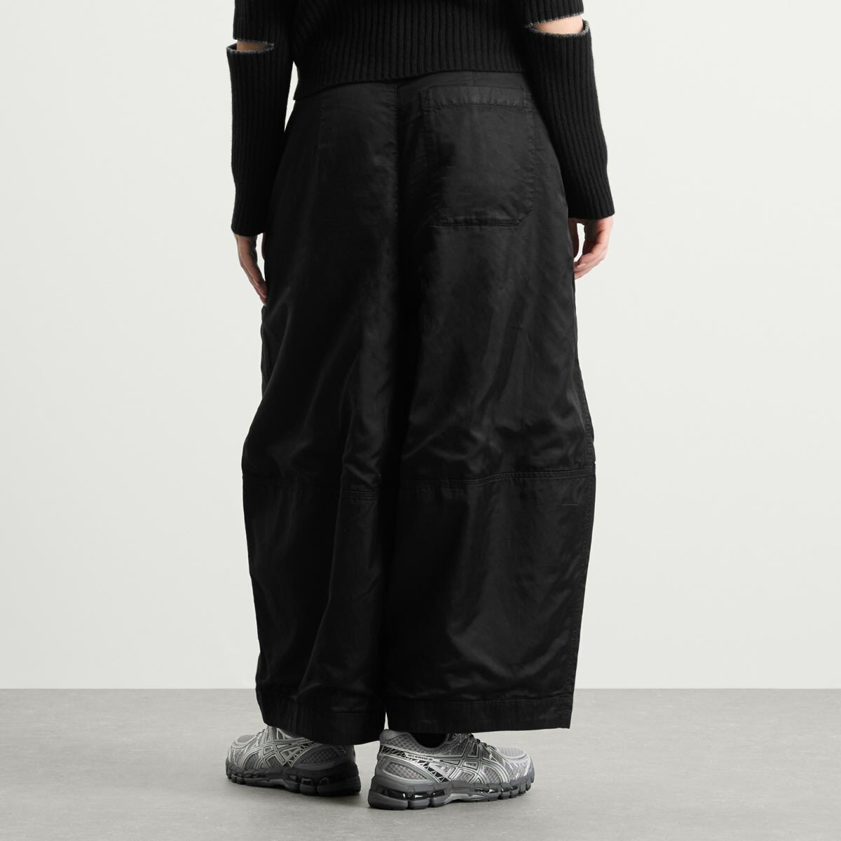YMC Women's Deadbeat Satin Trousers in Black