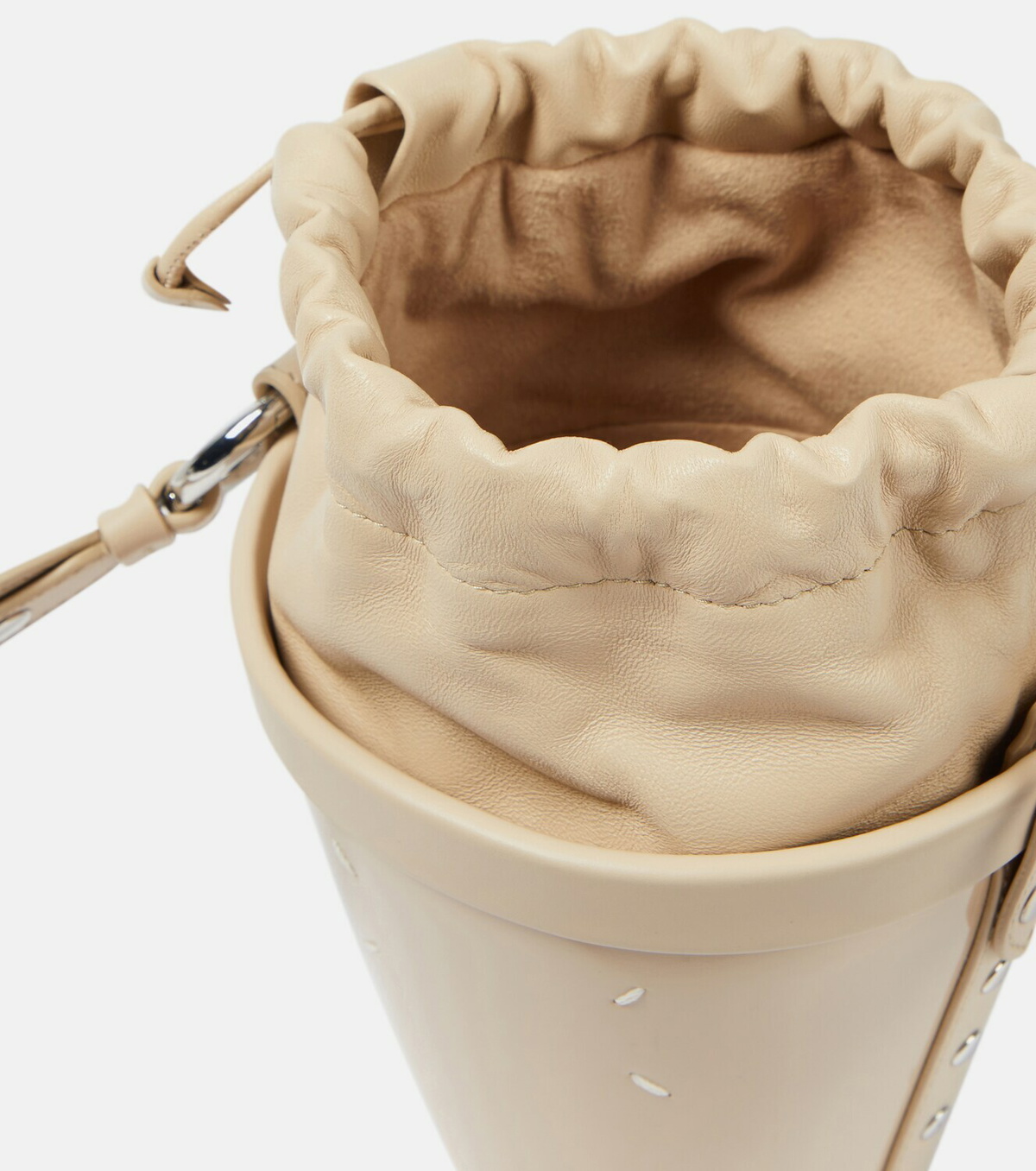 Maison Margiela - Fire Mini leather bucket bag