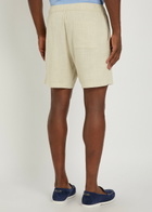 Paige Elijah Woven Shorts Cream