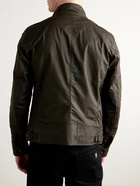 Belstaff - Racemaster Logo-Appliquéd Waxed-Cotton Jacket - Brown