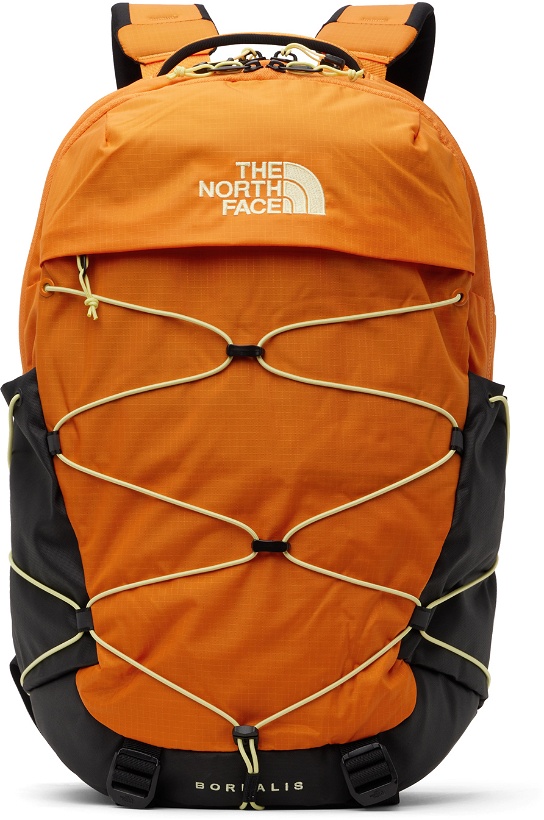 Photo: The North Face Orange & Black Borealis Backpack