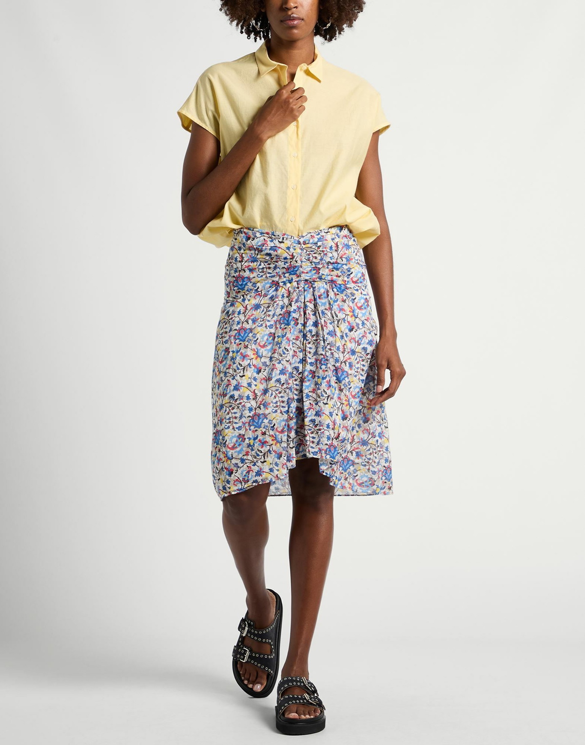 Marant Étoile Womens Midi skirt in White