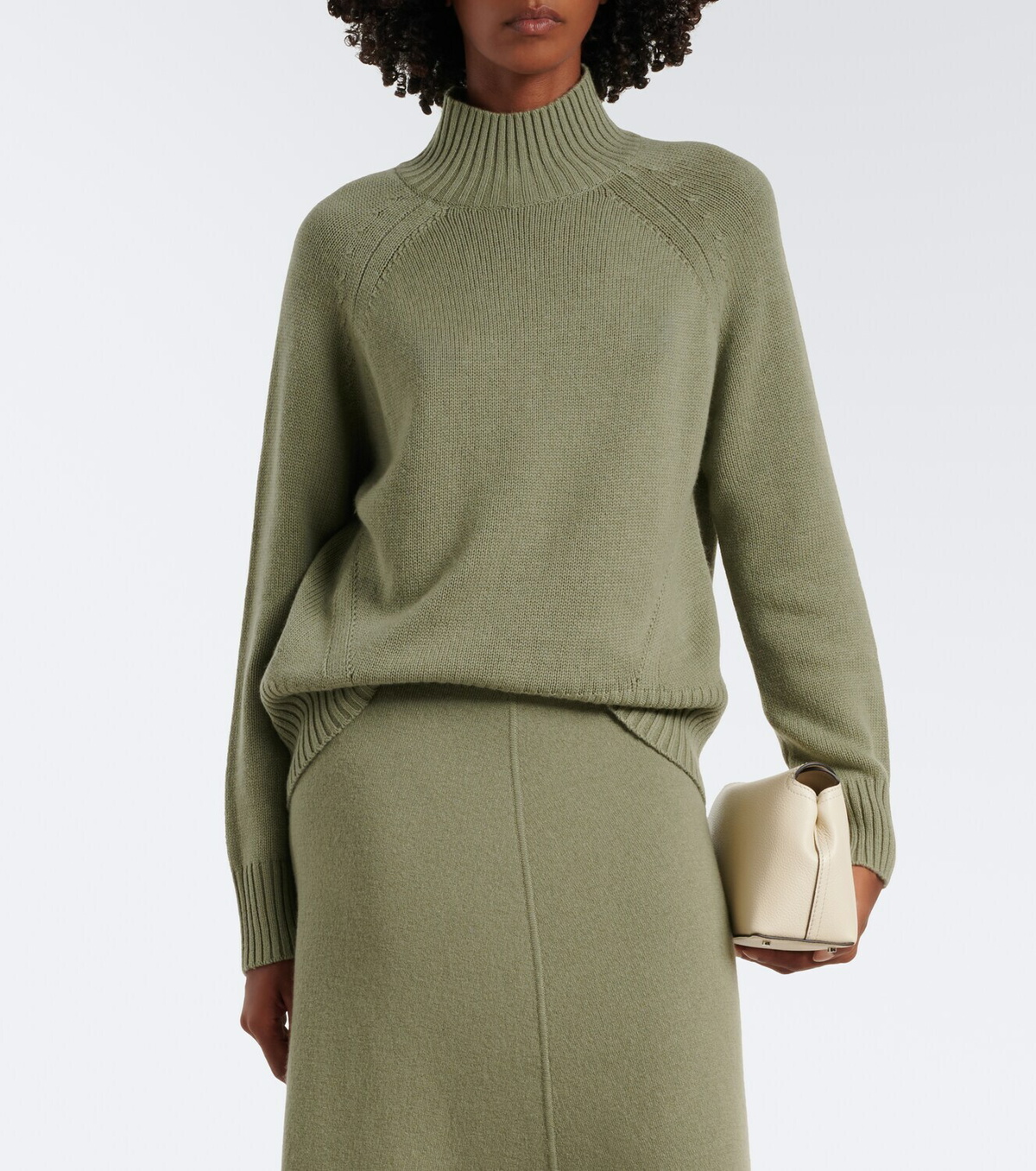Jardin des Orangers Wool and cashmere turtleneck sweater