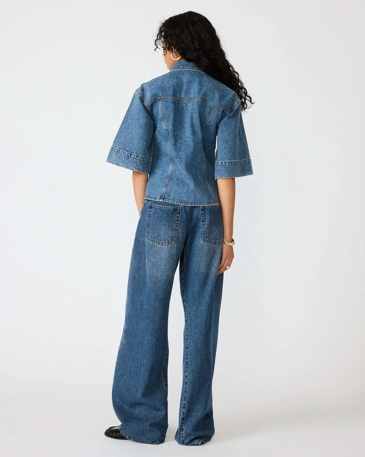 Steve Madden Savy Top in Denim