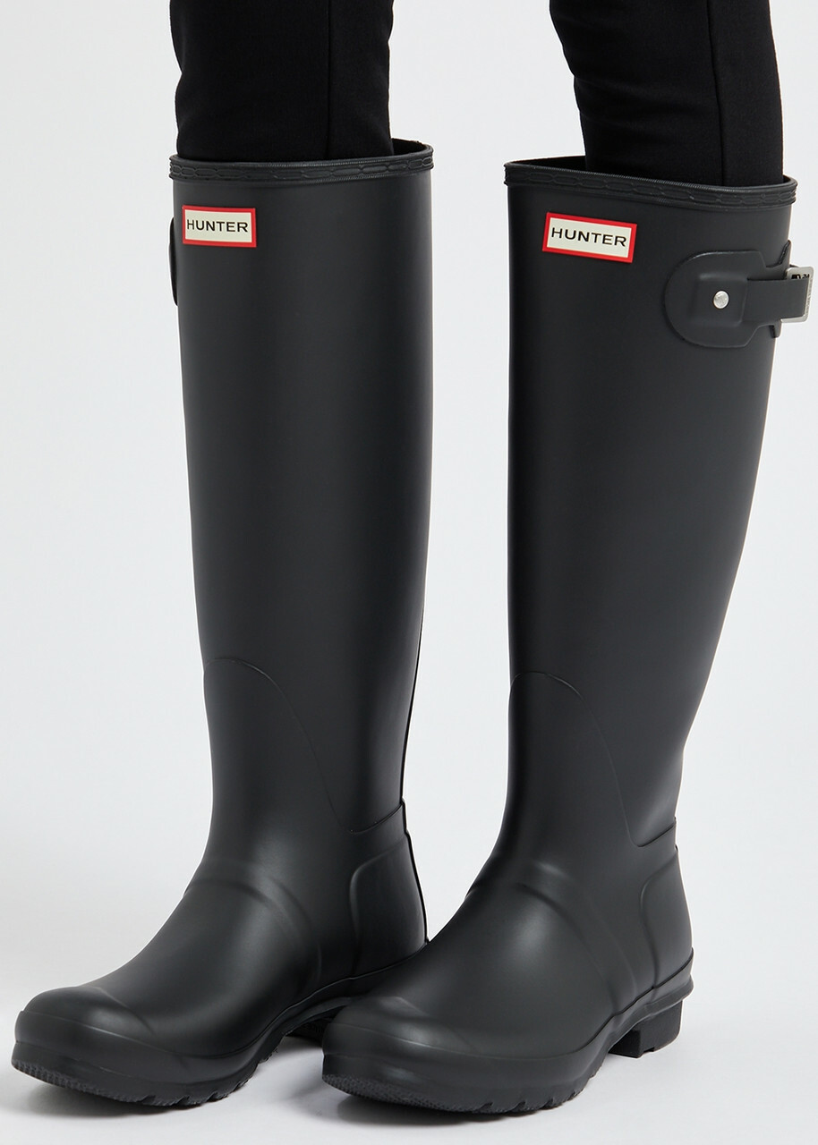 Hunter Original Tall Rubber Wellington Boots Black