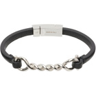 Ferragamo Gancini Leather Bracelet
