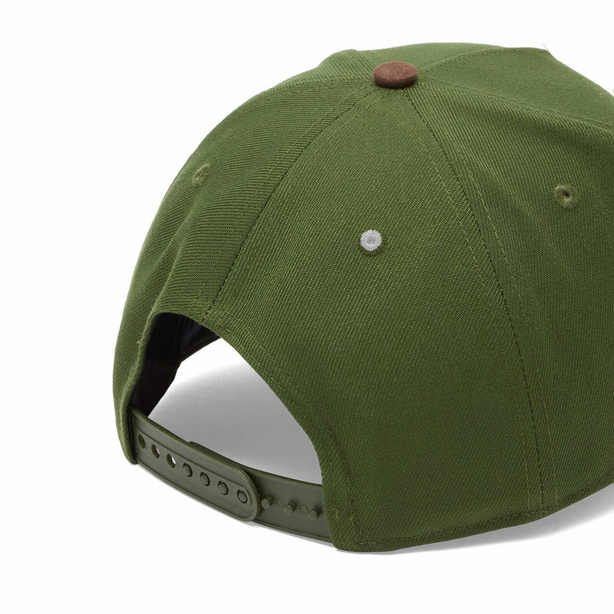 New Era LA Dodgers Suede Visor 9Forty E-Frame in Green 