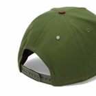 New Era LA Dodgers Suede Visor 9Forty E-Frame in Green 
