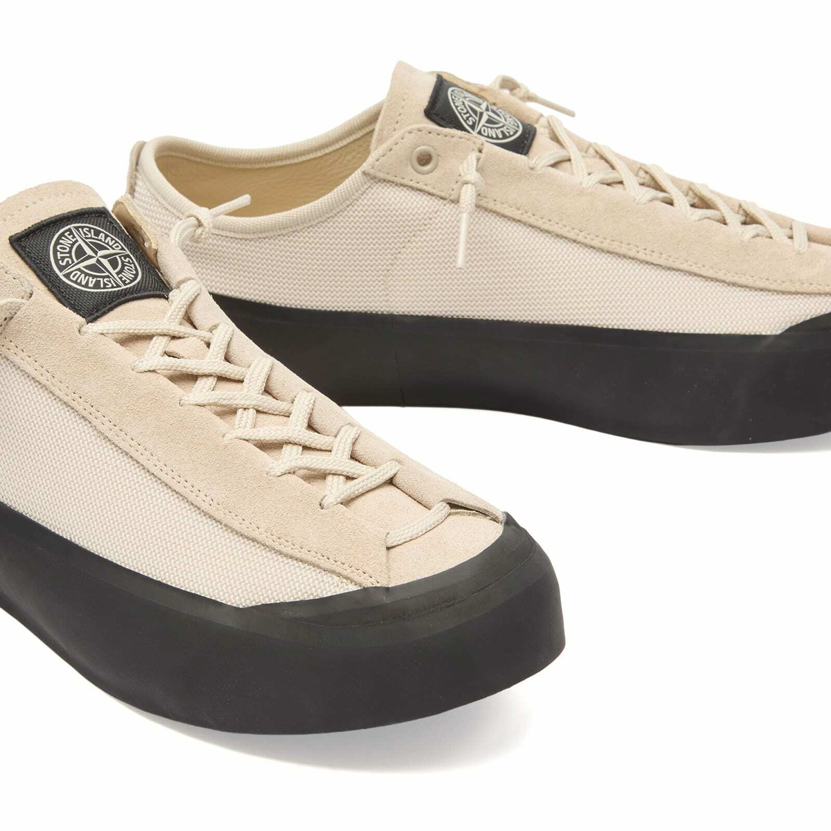 Stone Island Men's Low Top Sneakers in Oats