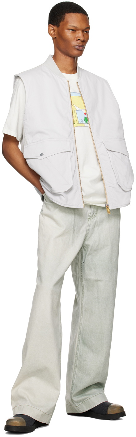 Objects IV Life Gray Cargo Vest
