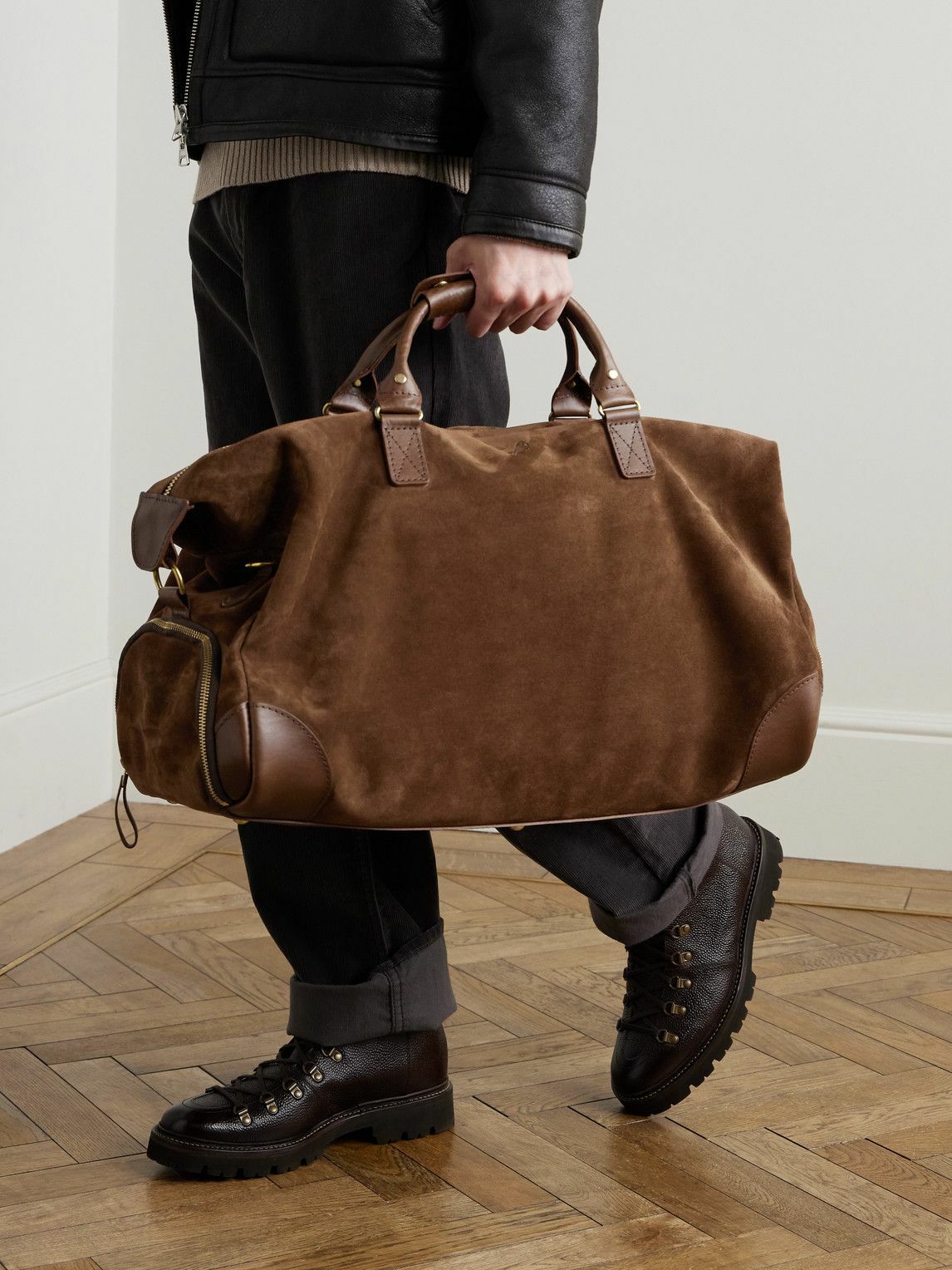Bennett Winch - Suede Weekend Bag