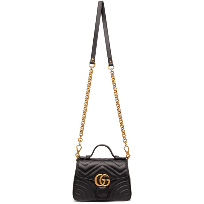 Gg small marmont 2.0 cheap matelassé leather top handle satchel