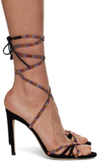 Paris Texas Black Holly Nicole Heeled Sandals