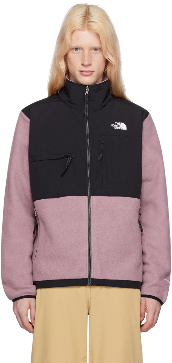 North face jacket grey and pink best sale