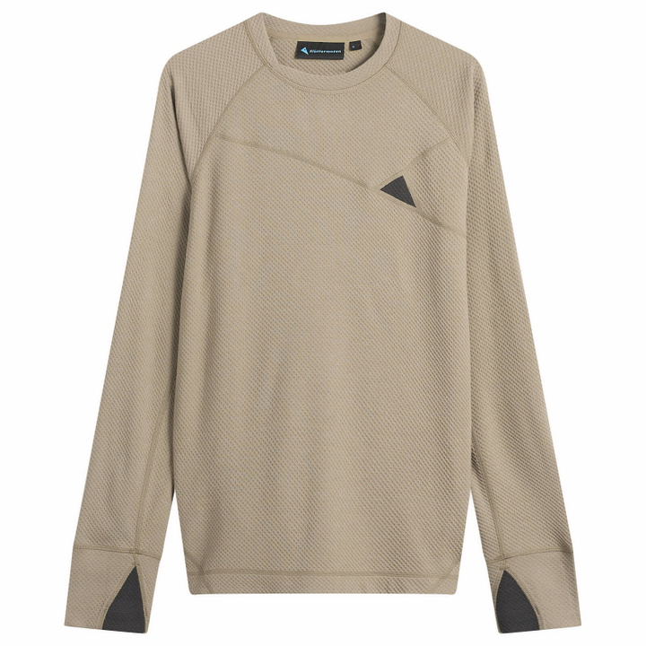 Photo: Klättermusen Men's Huge Crew Sweatshirt in Silver Green