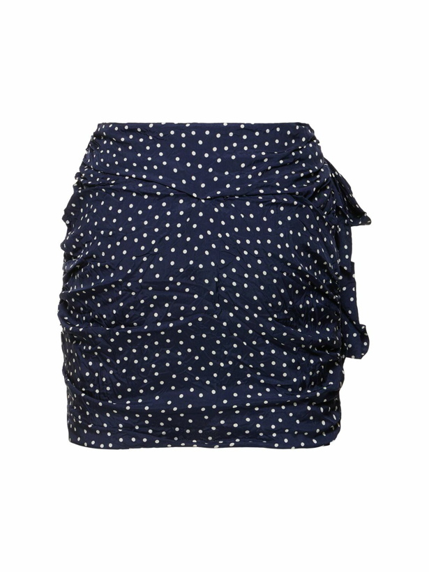 Photo: BALLY Ruffled Viscose Mini Skirt