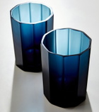 NasonMoretti Dodeca set of 2 glass tumblers