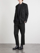 The Row - Perin Double-Breasted Wool-Gabardine Blazer - Black
