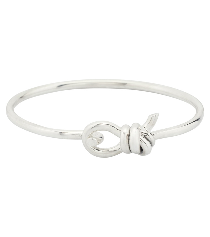 Photo: Bottega Veneta Knot sterling silver bracelet