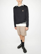 MAISON KITSUNE' - Fox Head Logo Wool Jumper