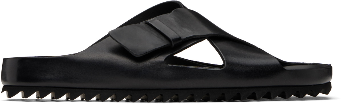 Officine Creative Black Agorà 011 Sandals