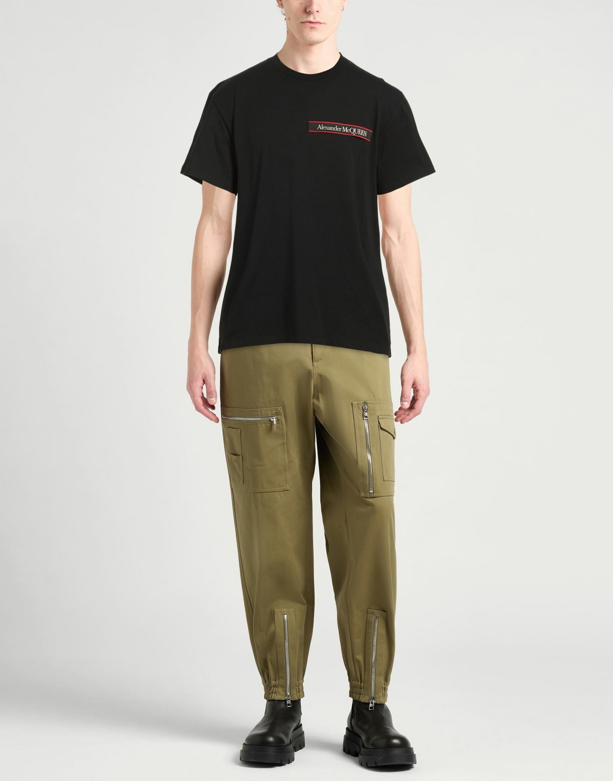Mcqueen Mens T-shirt in Black
