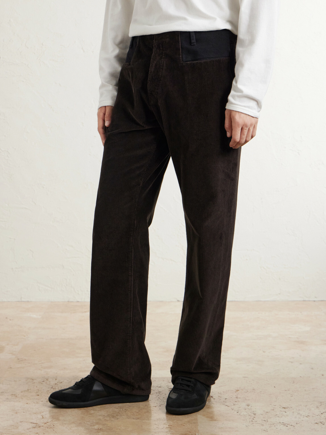 Maison Margiela - Straight-Leg Cotton-Corduroy Trousers - Brown