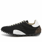 Maison Margiela Women's Sprinter Low Top Sneaker in Black/White/Anthracite