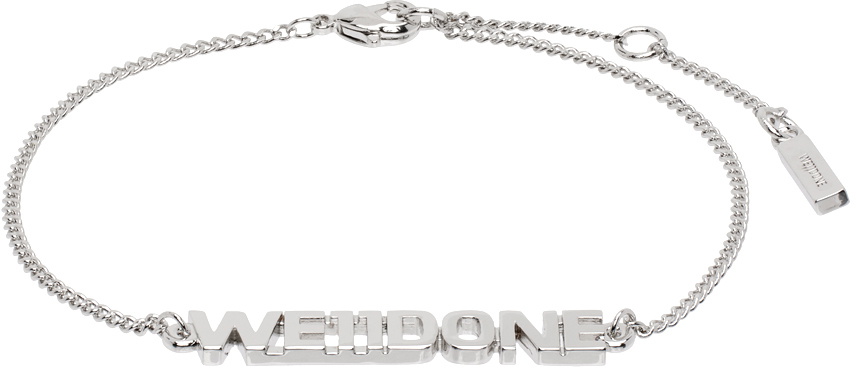 【関税込み】We11done シルバー Lettering ネックレス We11Done(ウェルダン) アクセサリー(メンズ) - 海外通販のBUYMA