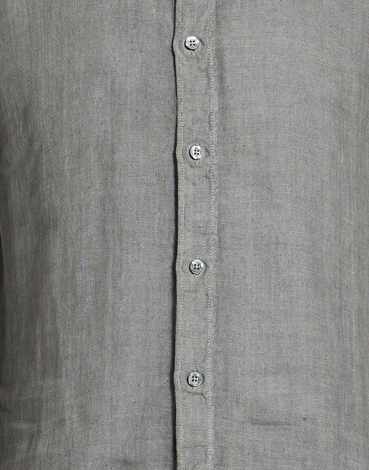 120% Lino Mens Shirt Charcoal