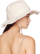 Jacquemus Off-White 'Le Bob Artichaut' Hat