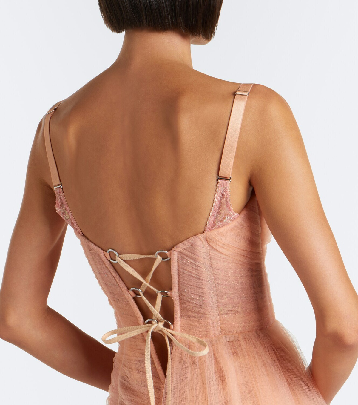 Maria Lucia Hohan Elsinora tulle corset minidress