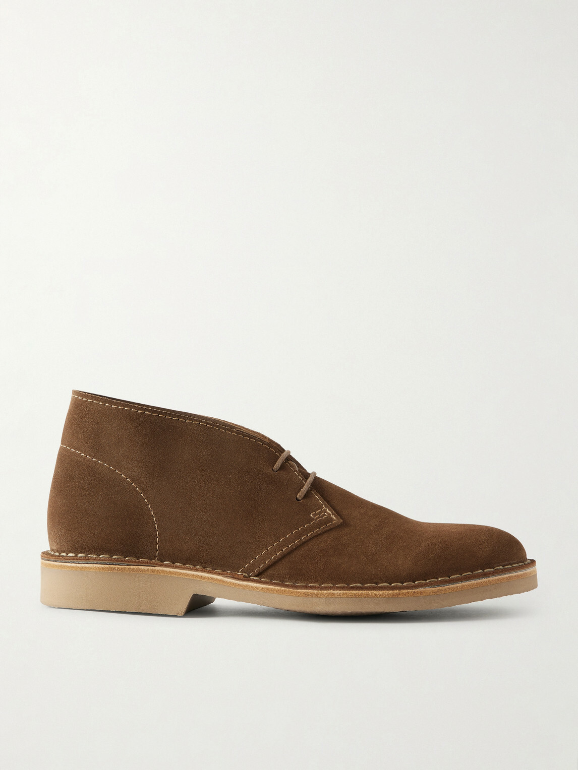 Mr P. - Suede Desert Boots - Brown